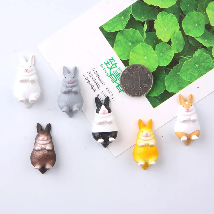 Mini Animal Magnetic Sticker Creative Cartoon Bunny Model Fridge Magnet Cute Home Decor Accessories Promotion Gifts Idea