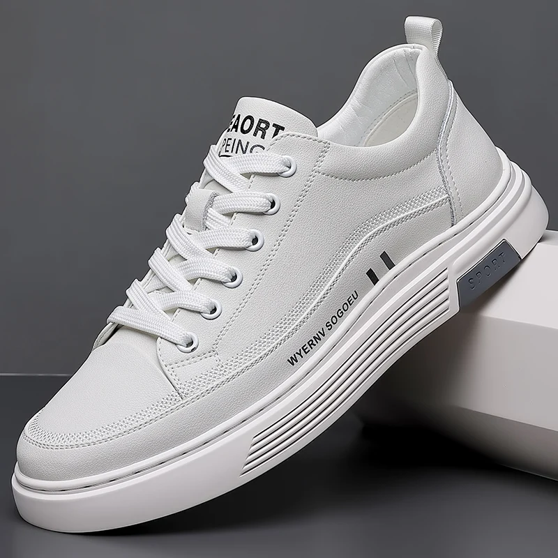 

Men's Shoes, New Soft-Soled Leather Shoes, Men's Korean Style Genuine Leather Casual Shoes, Men's Trendy Versatile Sneakers, Men