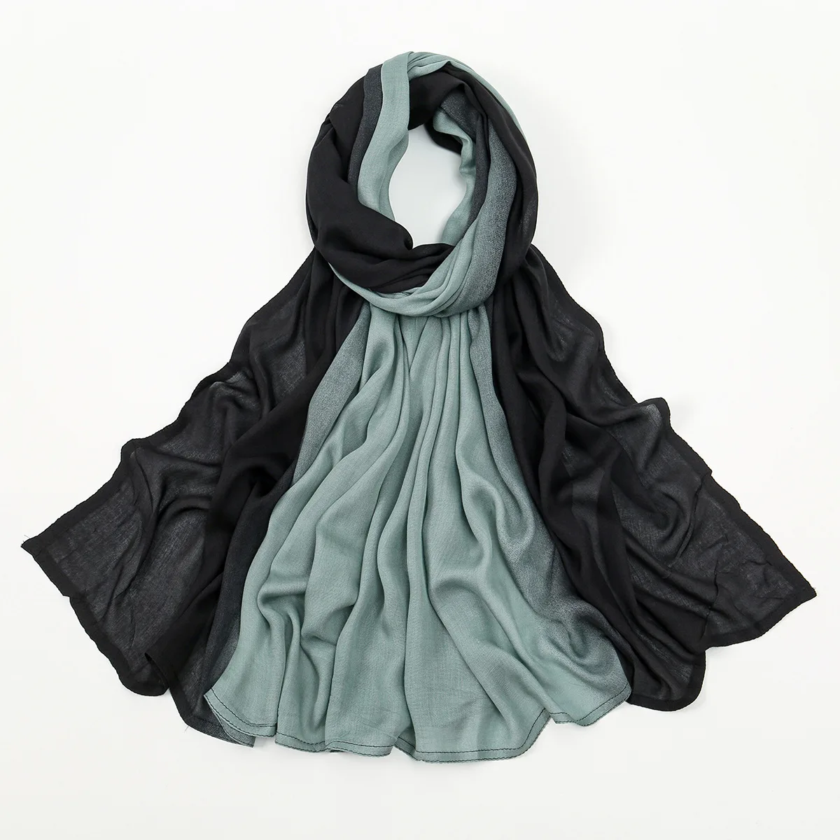 

Новый женский мусульманский хиджаб, шали, шарф, трикотаж, тонкий хиджаб, однотонный для женщин, мусульманские повязки на голову 90*180 см, исламский тюрбан, женская повязка на голову