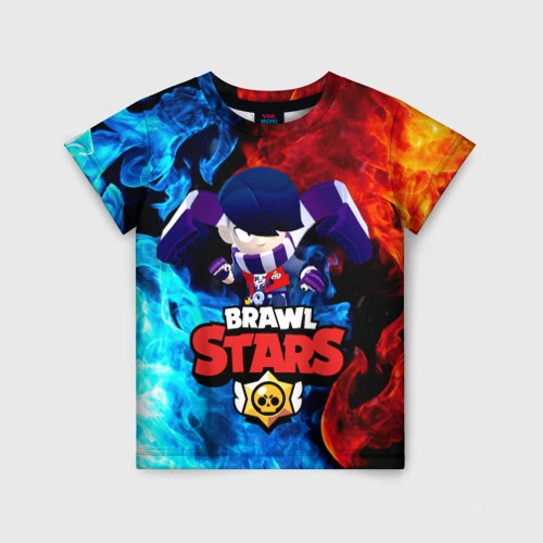 T shirt per bambini 3D brawl stars Edgar AliExpress
