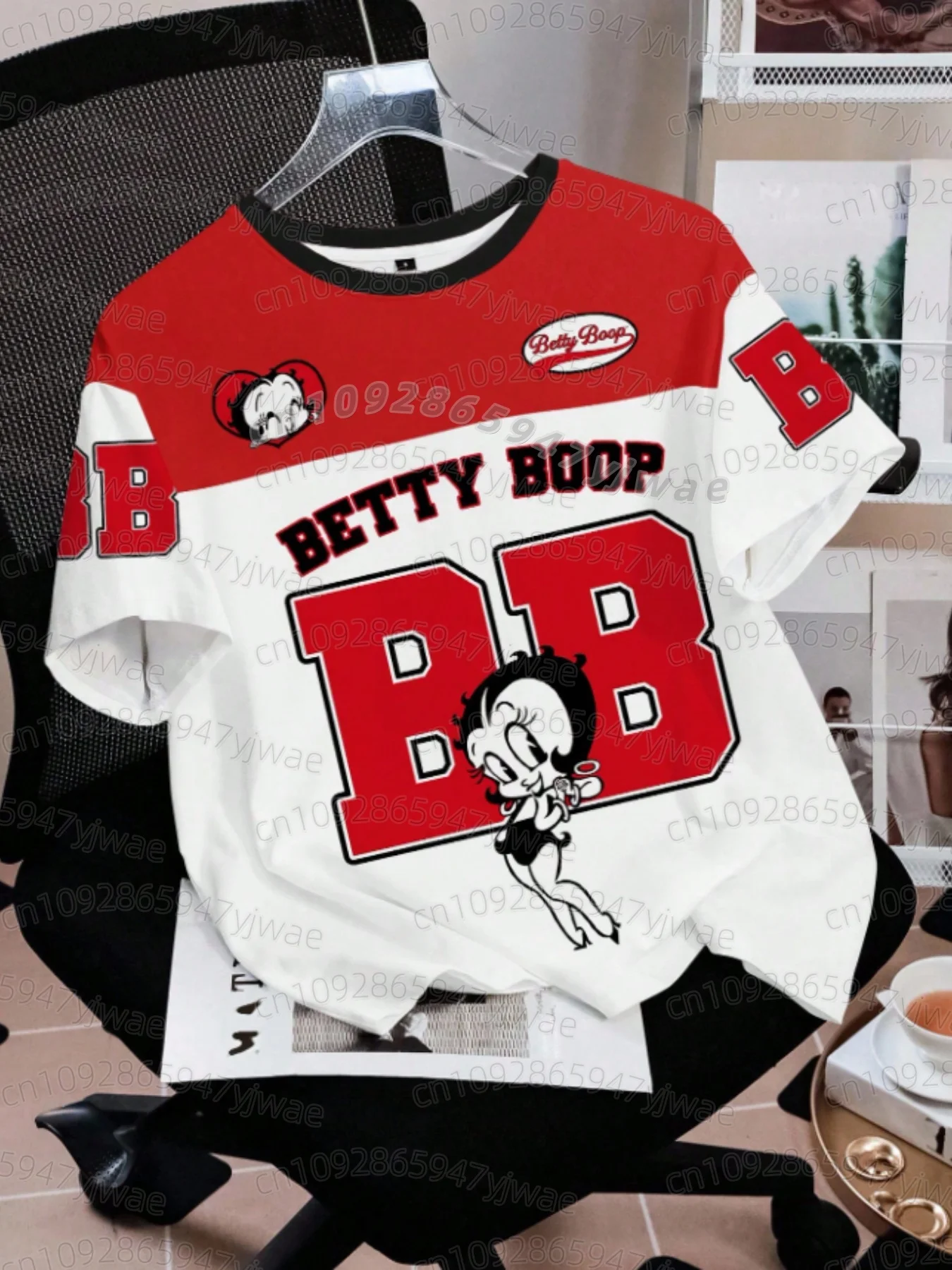 2026 KIDS Cartoon Betty Boop Print Herren Damen Kurzarm-T-Shirt Lässiger 3D-Druck Sommer MÄNNER FRAUEN Sport-Oberteile KIDS T-Shirt – Detail 8