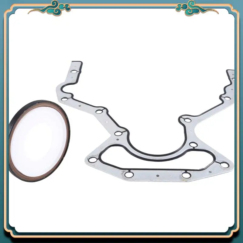 

Latest JV1657 Rear Main Seal Block Cover Gasket Kit Crankshaft Seal Kit For Buick Cadillac Ford Hummer Isuzu BS40640
