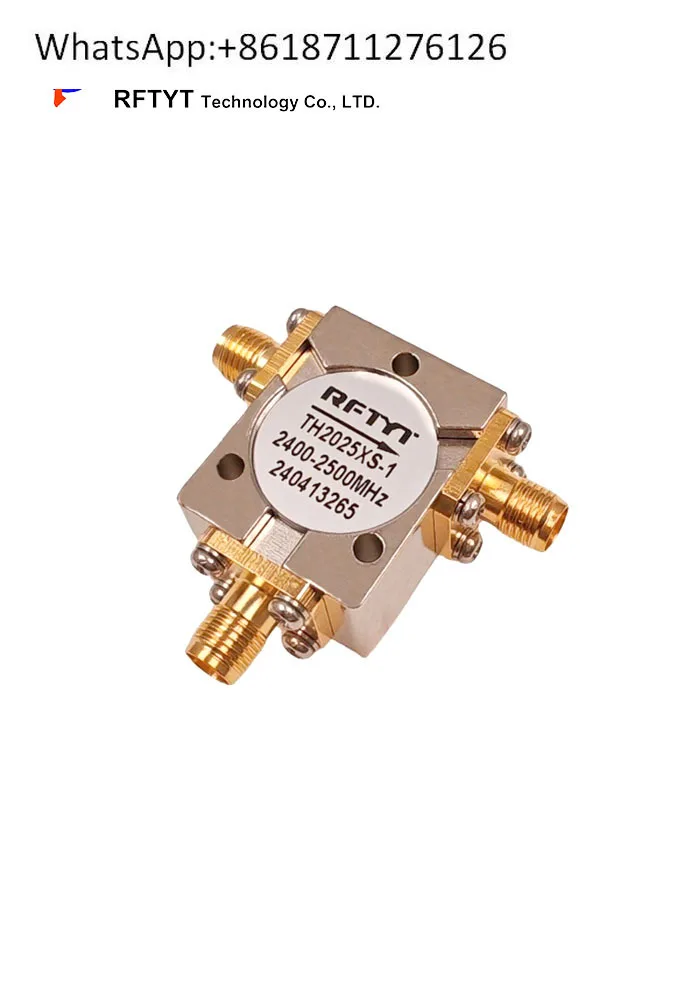 RFTYT Coaxial Circulator SMA Connector for TH2025 Series Frequency 1.7-6 GHz Multi-Network Optional Clockwise/Counterclockwise