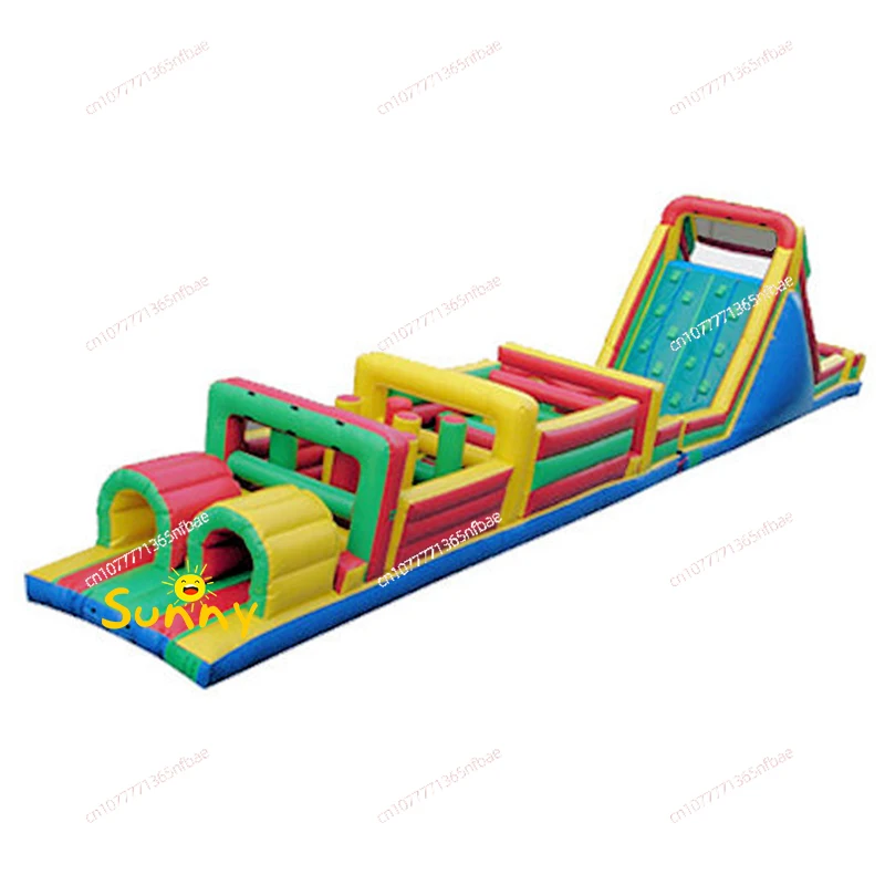 Commercial Inflatable Obstacle Course for Adults, Inflatable Land Assault Course, Bounce House, Inflatable Games for Kids