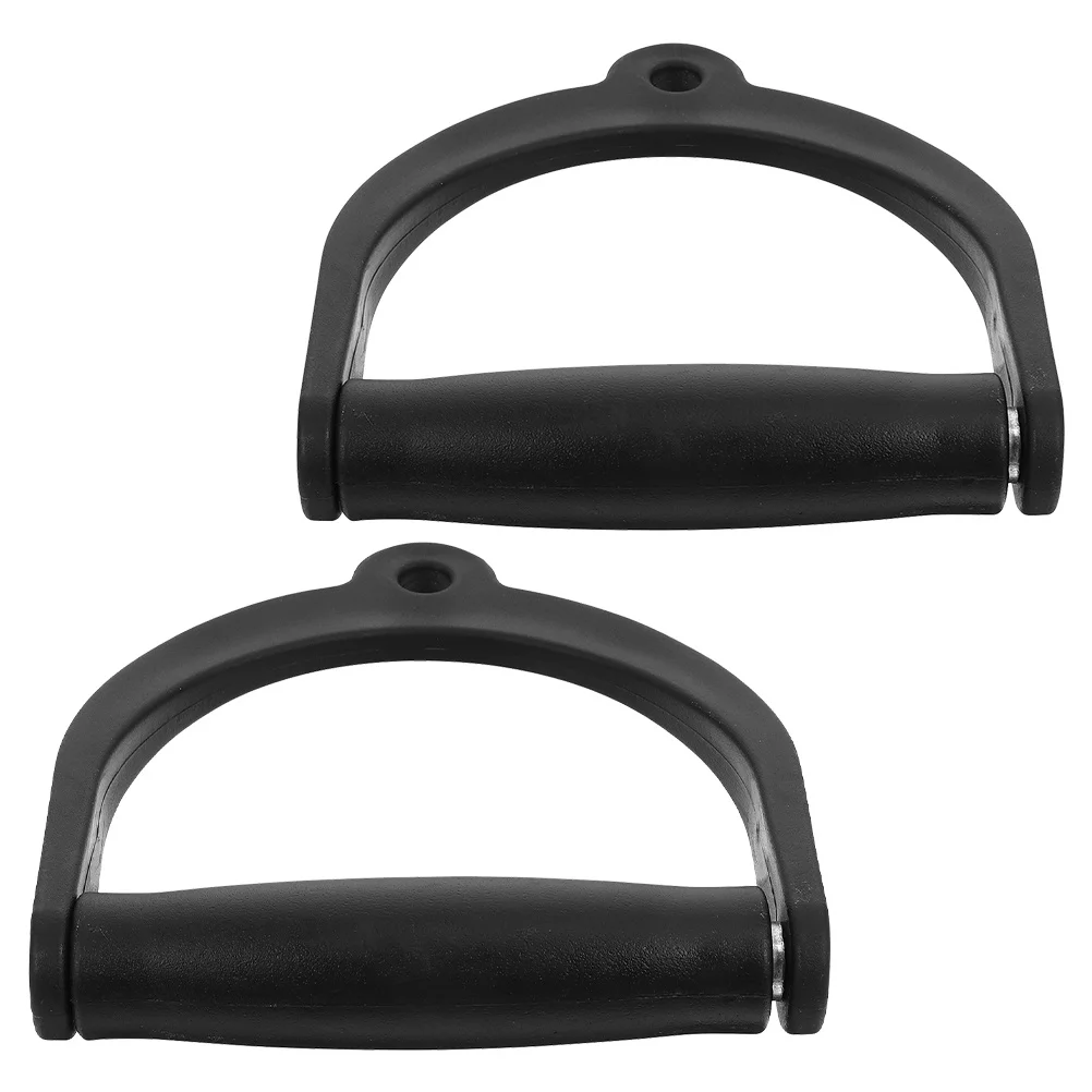 

2Pcs Portable Resistance Band Handles Comfortable Wrist Position Lightweight Design Great for Travel Home Workout Accessories