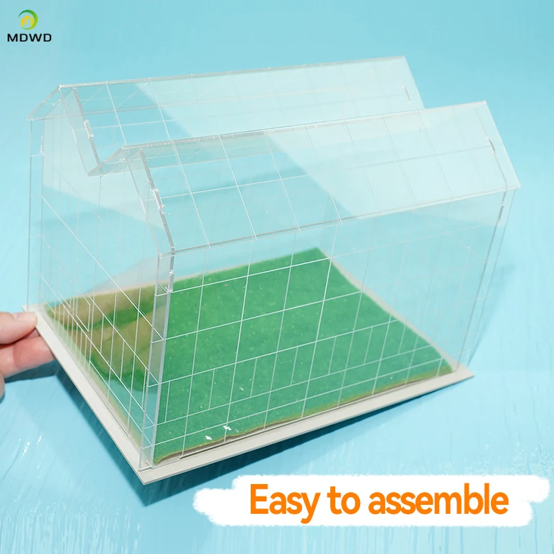 新しい田舎野菜温室砂テーブルモデル組立手作りクリエイティブ趣味ビルディングブロックセット