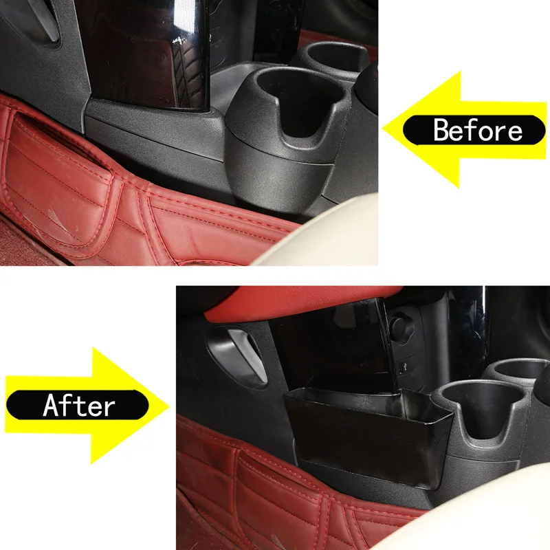 Central Control Storage Box Multifunctional Organizer Tray Armrest Storage Box Stowing Tidying For BMW MINI COOPER F56 2014-2021 6