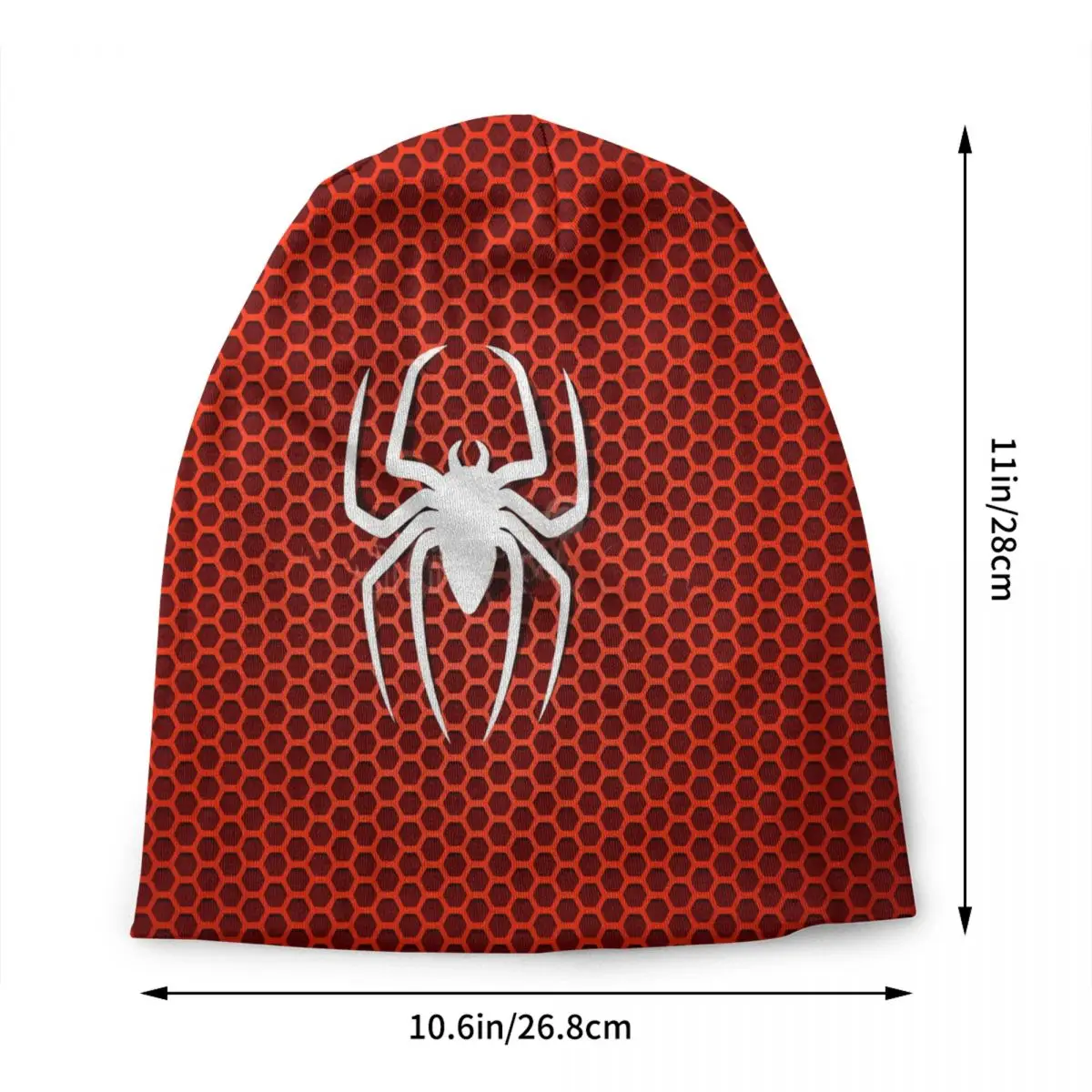 Spider Cobweb Hexagon Bonnet Hat Knitting Hat Men Women Fashion Unisex Spider Man Warm Winter Skullies Beanies Caps