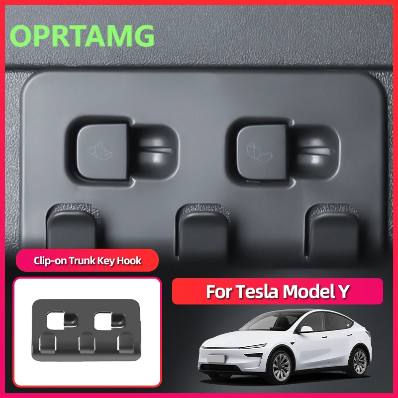 

Эмблемы для Tesla Model Y 2020-2025, кронштейн с крючком, крючок для багажника, боковой крючок, аксессуары, инструменты, модификация автомобиля