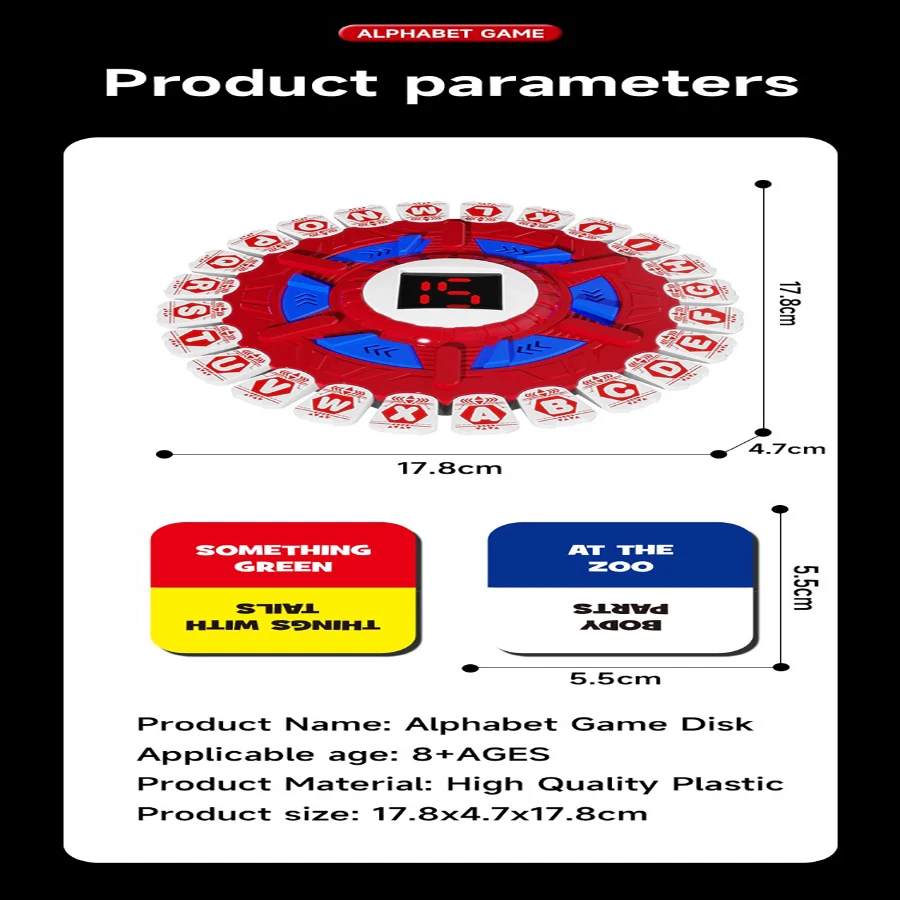 1set24-مفتاح مجنون الأبجدية مجلس لعبة 36 بطاقة 144 فئة سريع إيقاع كلمة لعبة ثلاثية الأبعاد التعلم المبكر سريع مرتب مجلس لعبة الطرف #6