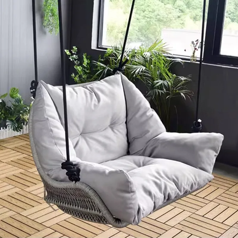 basket swing chair, outdoor courtyard metal single  chair hotel engineering customization