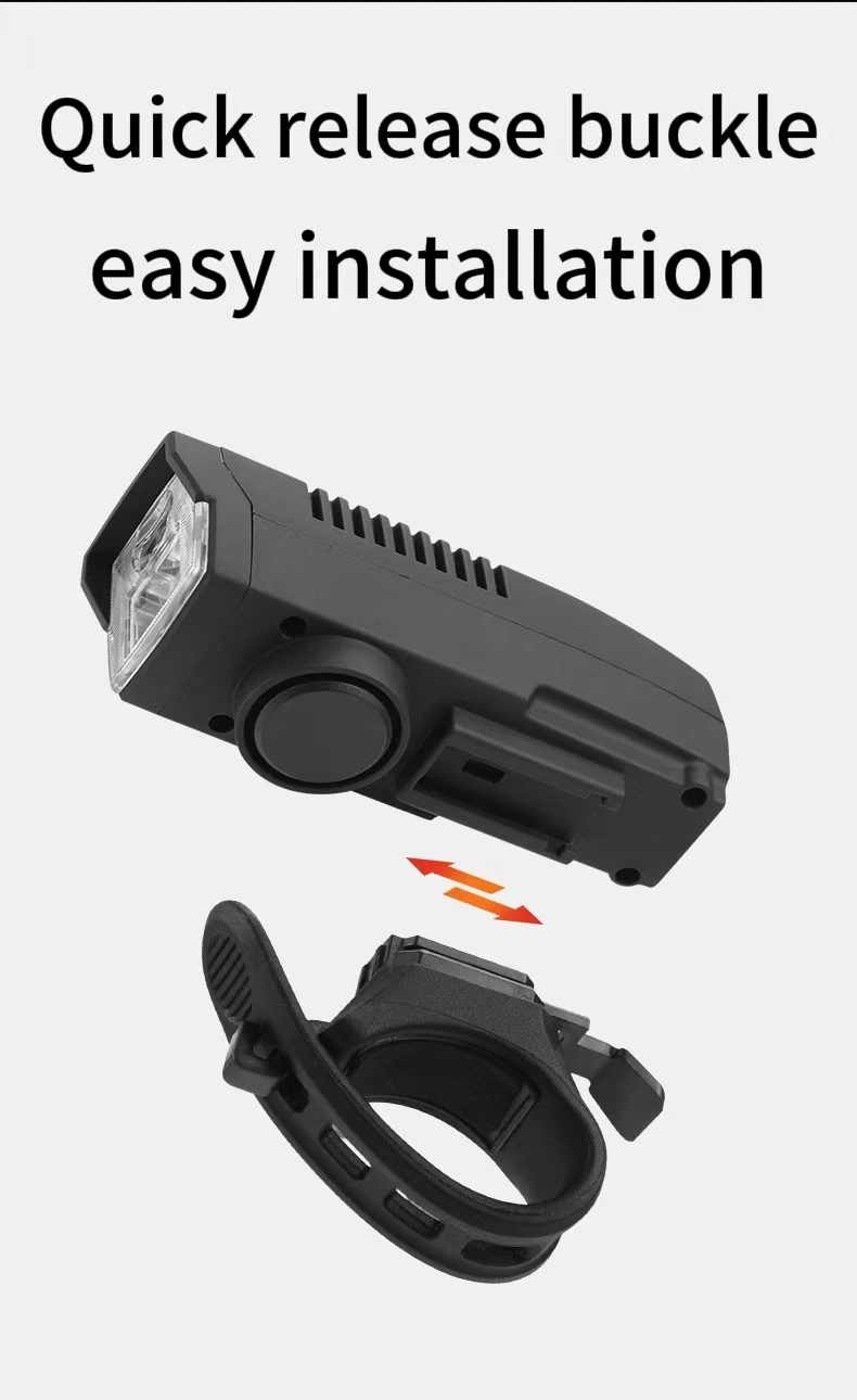 Велосипедная фара, солнечный звуковой сигнал, фара с зарядкой через USB, велосипедный фонарик srong, велосипедное оборудование