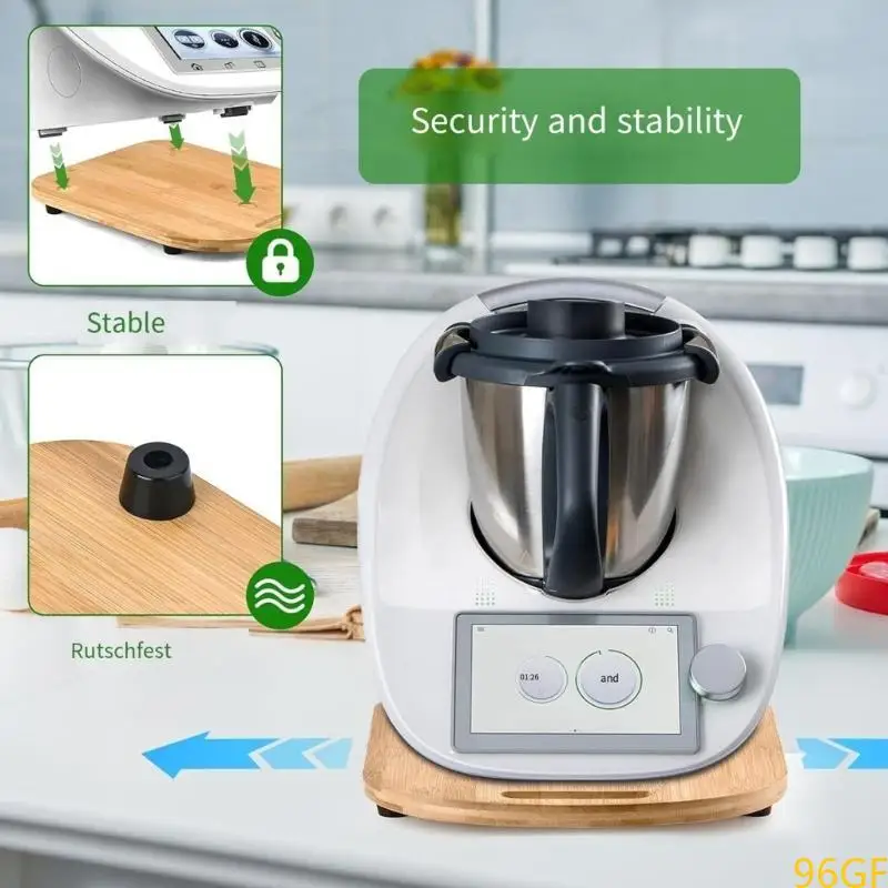 96GF ไม้ร่อนสไลด์สไลด์เครื่องใช้ในครัวเครื่องเลื่อนเครื่องใช้สำหรับการปกป้องเคาน์เตอร์และเครื่องใช้ที่เคลื่อนที่ได้อย่างง่ายดาย