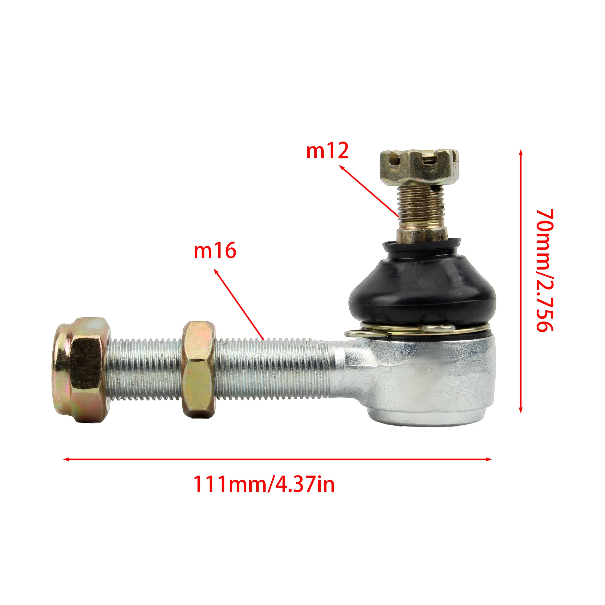 Motorcycle Universal M12 M16 Adjustable Ball joint Kit For 50cc 70cc 90cc 110cc 125cc 150cc 200cc 250cc ATV Dirt Pit Bike Parts - view 6