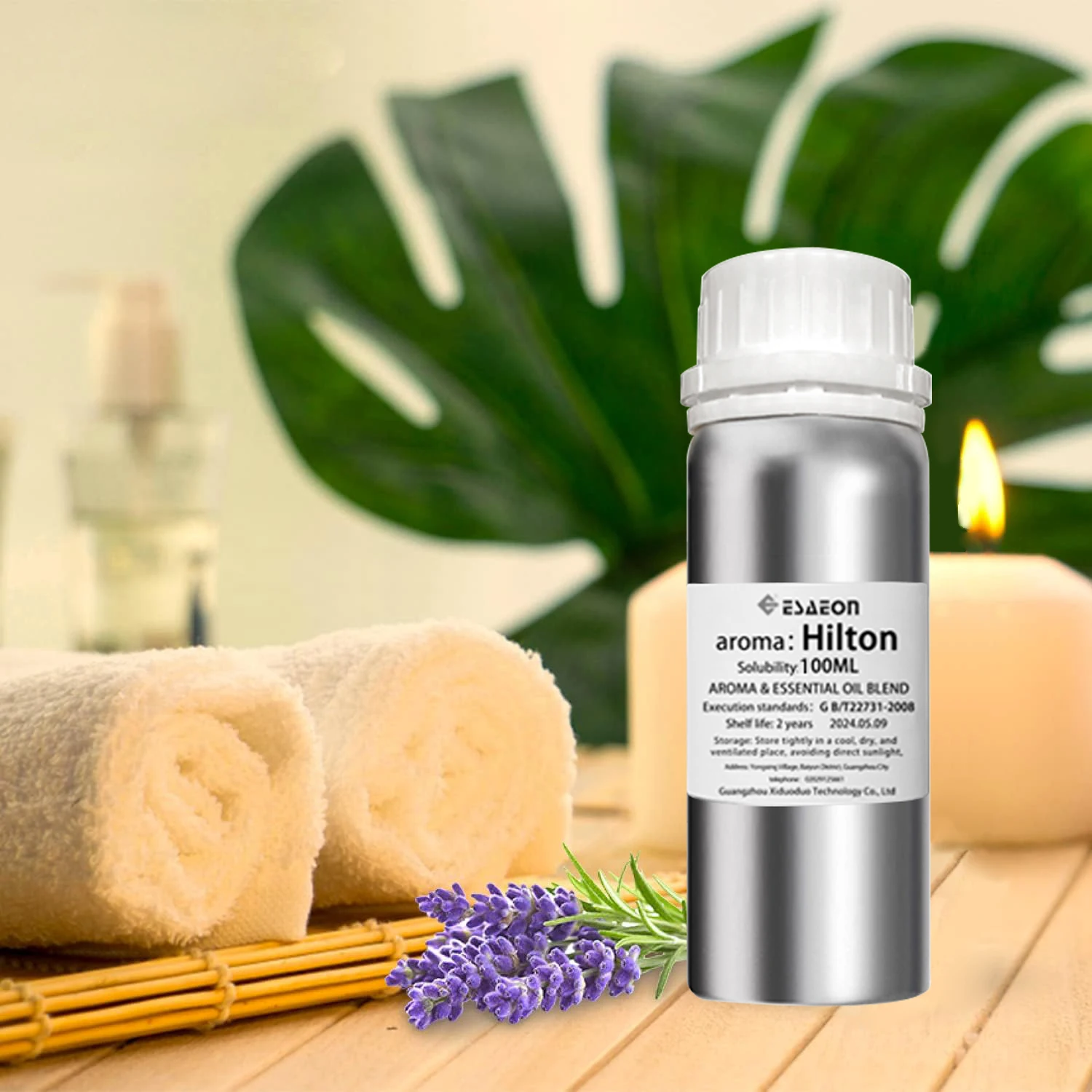 ESAEON 100 مل (3.38 أونصة سائلة) الأرز، العصر الجليدي، فريزيا زيت عطري الجبس، لحجر عطري لخزانة الملابس والجص المعلق للسيارة #4