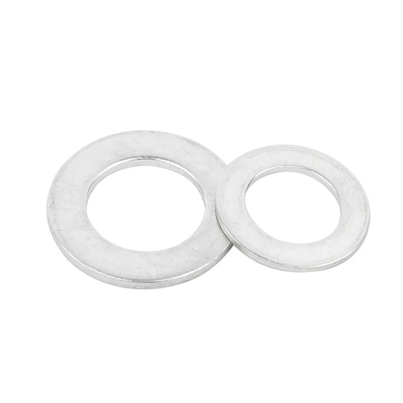 Leijiu Aluminiumlegierung M3 M5 M6 M8 M10~ M30 Dichtung Ultradünne Metall-Schraubunterlegscheibe Standard Dickenverstärkende Zwischenscheibe – Detail 2