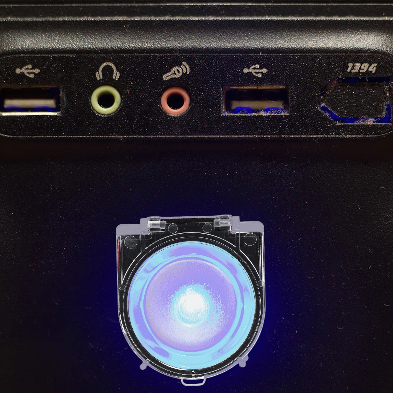 

Plastic Switch Cover Protector Computer Power Button Key Protection Safety Mask Wear Resistant Transparent Material
