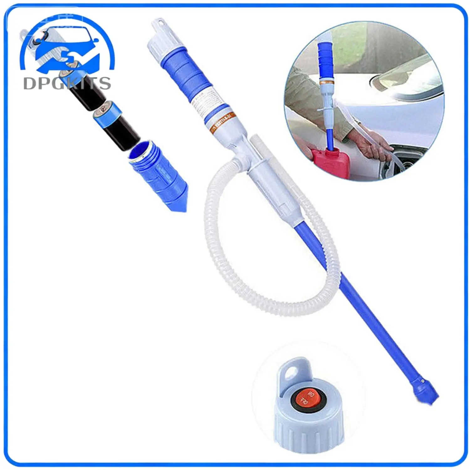 

Универсальный электрический насос DPGKITS 1 шт. для перекачки жидкостей, масла, воды, дизельного топлива, ручной насос-помпа, универсальный автомобильный инструмент