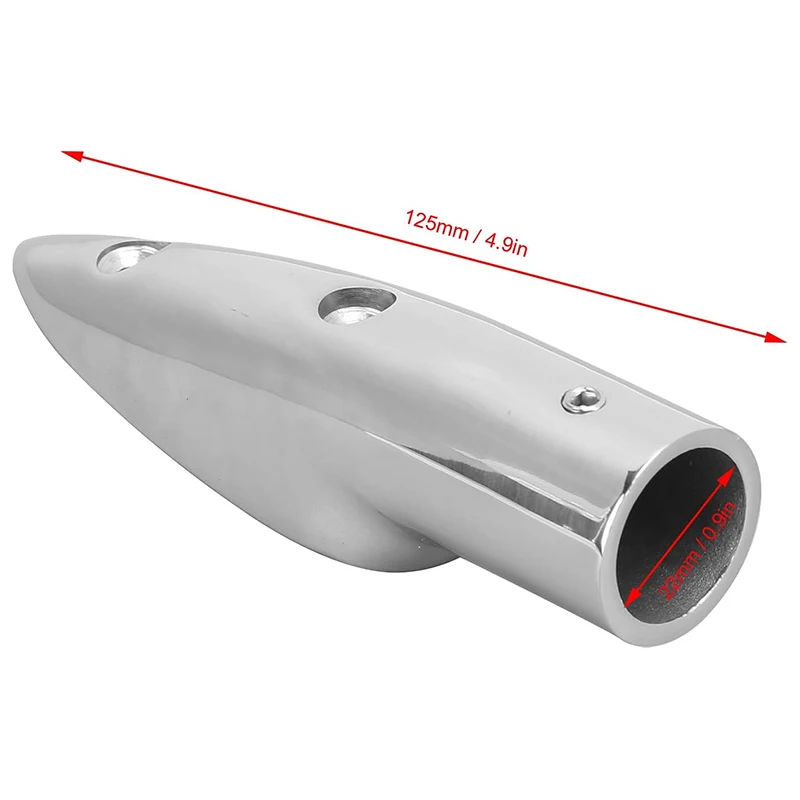 1 PCS 22MM 7/8 inch 316 Stainless Steel Top Mount Small Sheep Hoof 2 Holes Hardware Anti- Accessory  For Marine Boat