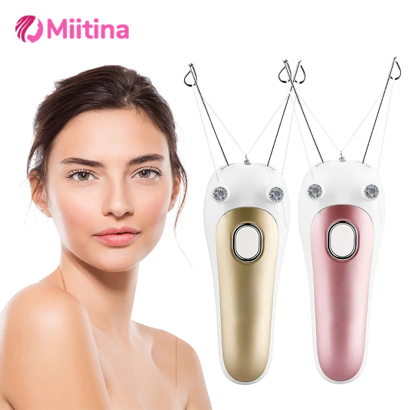 

Mini Electric Women Hair Removal Epilator USB Cotton Thread Epilator Shaver Trimmer Devices for Face Leg Arm Hair Remover Tool