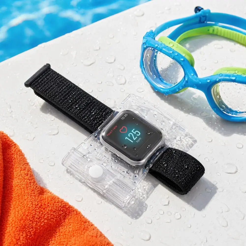 IPX8 Waterproof Smartwatch Waterproof Protective Pouch Portable Touchscreen Compatible Underwater Watch Cover Sealed