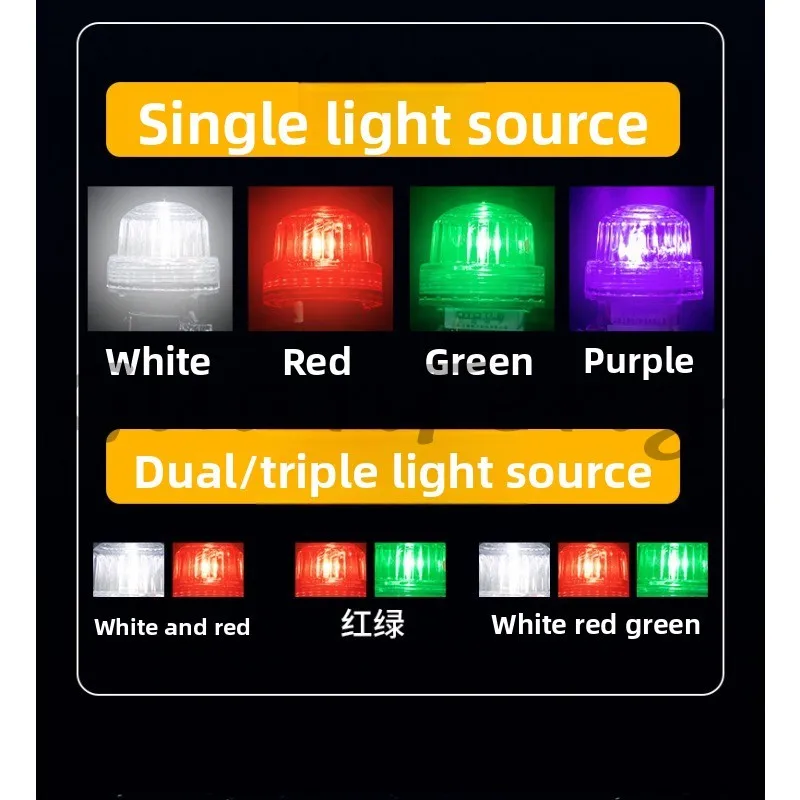 Solar Net Marker Light Marine Signal Light Navigation Beacon Fishing Buoy Waterproof Flash LED Night Flight Warning Light 6000m