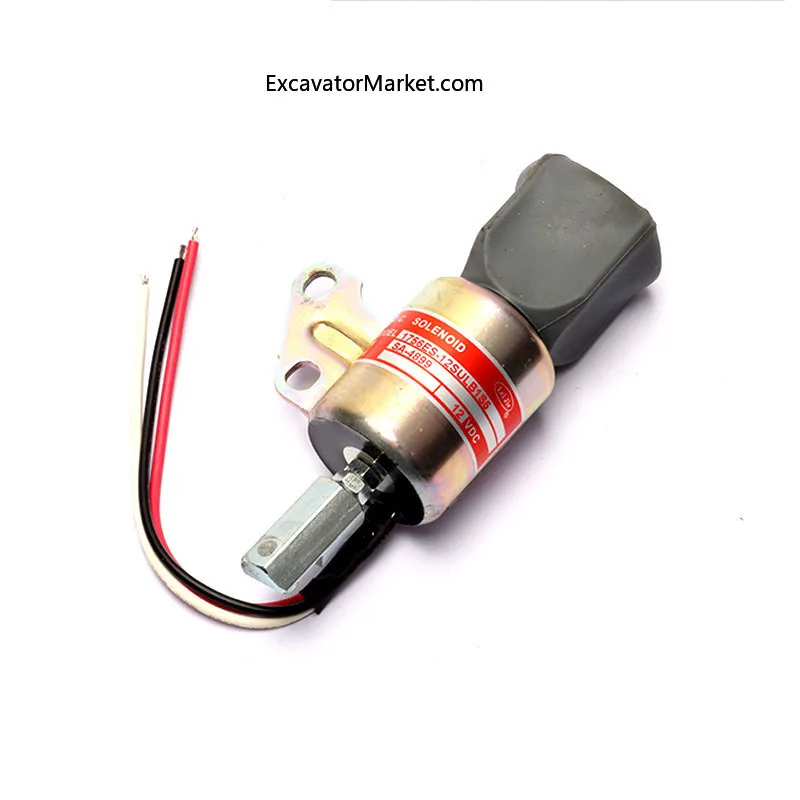 For Kubota engine excavator parts flameout solenoid valve SA-4899 oil cut valve switch 1756ES-12SULB1S5 assembly high quality