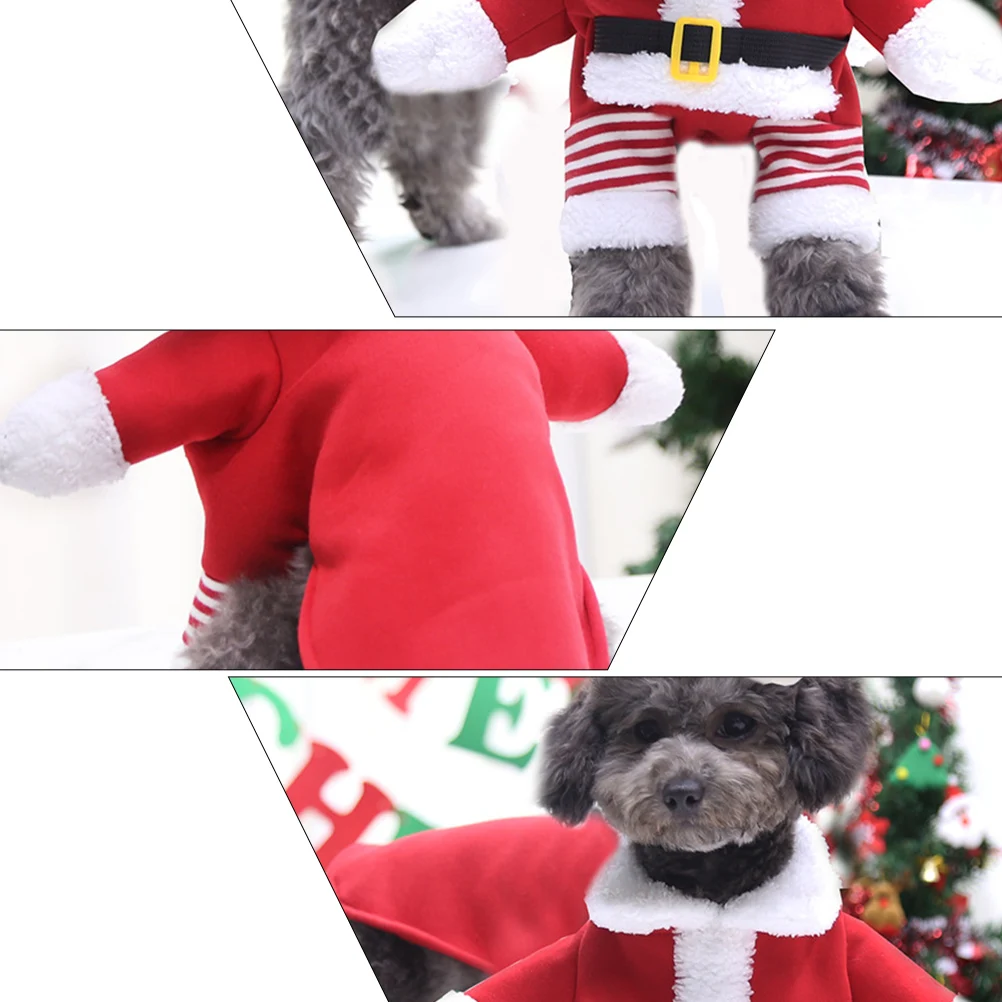 

1 set 1 Set Clothes Warm Pet Garment Dog Christmas Costume Cozy Coat For Small Dogs New Year Halloween Outfit Dog Cape
