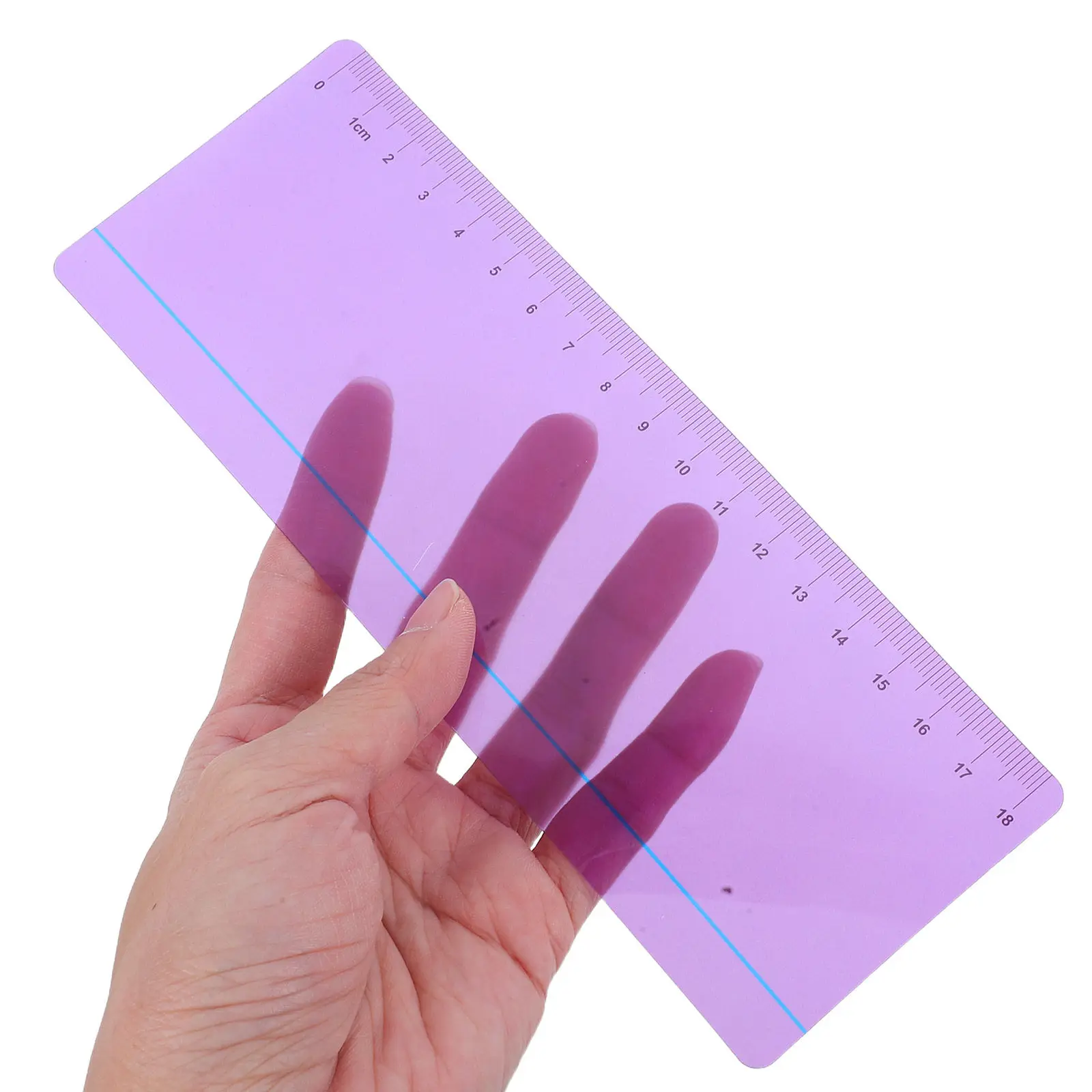 10Pcs Reading Assistance Strips Pet Plastic with Precision Scale Reading Enhancement Strips Dyslexia Support Bookmarks