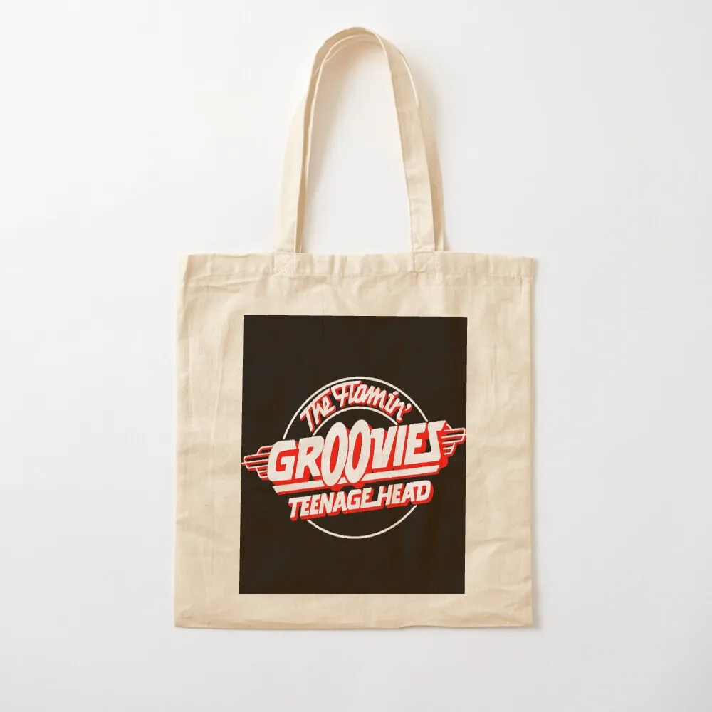 Flamin_ Groovies Teenage Head Classic Tote Bag Women's beach bags tote bags aesthetic Women's tote bag