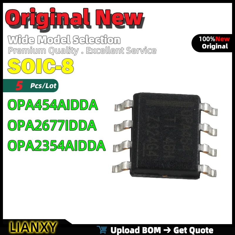 

5 шт. SOIC-8 OPA454AIDDA OPA2677IDDA OPA2354AIDDA операционный усилитель новый оригинальный