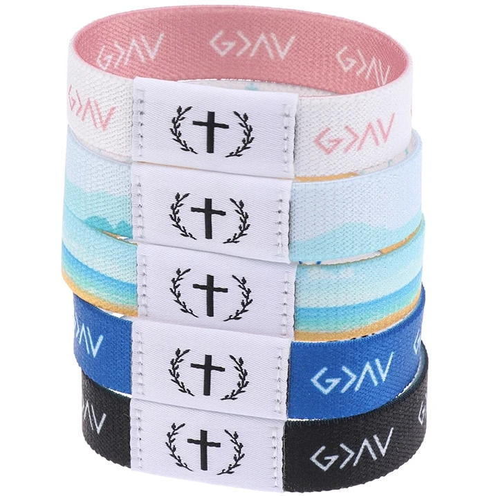 سوار آية الكتاب المقدس اليومي المسيحي مع سوار معصم مرن NFC RFID يمكن ارتداؤه سوار الكتاب المقدس الأساور الدينية #2