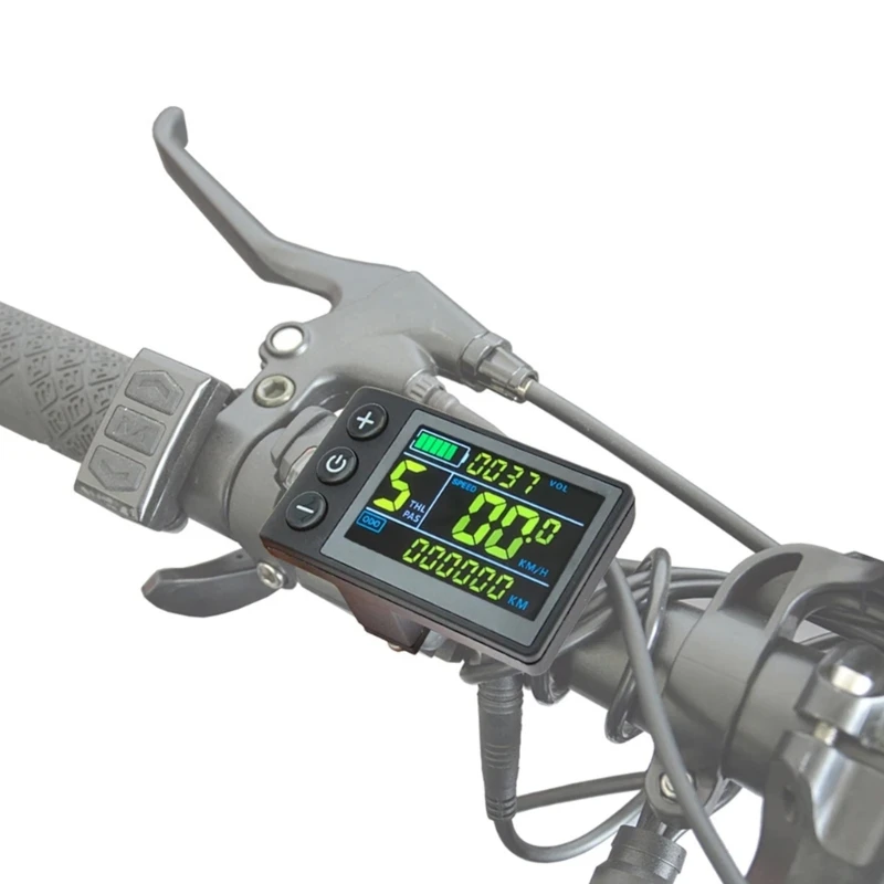 QM Upgrades S866 Color Screen LCD Display Clear & Intuitive Display Screen Plastic LCD Screen Lightweight for Cycling