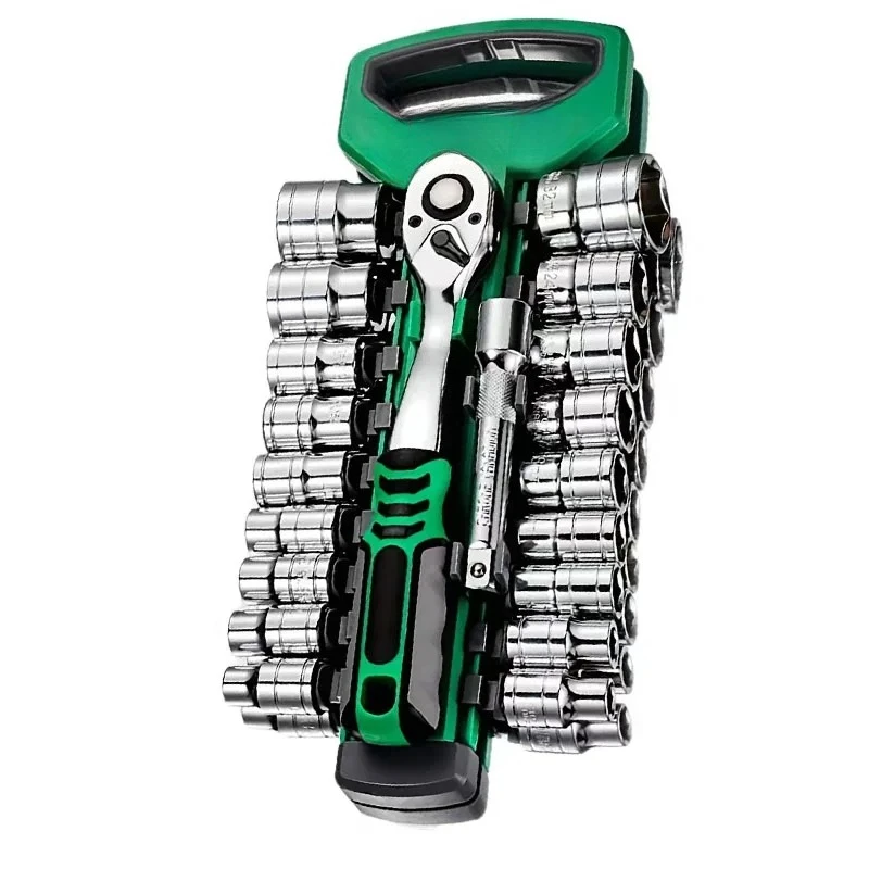 

72Drive Socket Set 1/4"-3/8"-1/2", Ratchet Wrench Sockets Compact Sockets for Car Repair Mechanic Tool for Auto Repair