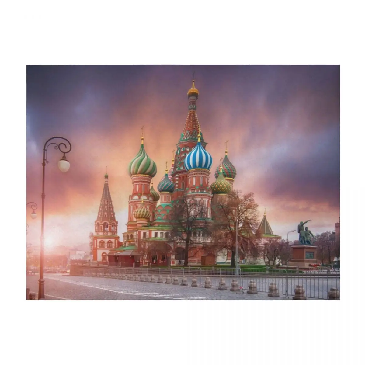 

Saint Basil's Cathedral in Moscow, Russia Throw Blanket Luxury Throw blankets ands Soft Beds For Baby Blankets