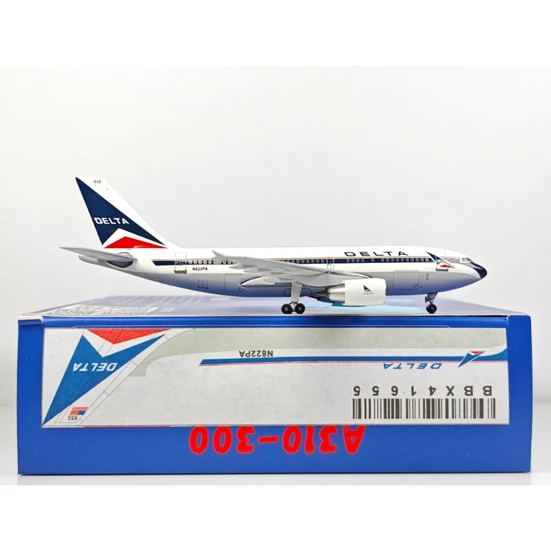 AeroClassics 1/400 Delta Air Lines A310 N822PA Modelo de avión de aleación fundida Artículo decorativo coleccionable