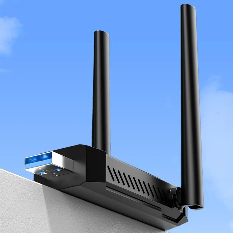 

OEM Беспроводной USB-сетевой адаптер Wi-Fi Высокоскоростная двухдиапазонная беспроводная сетевая карта 1300 Мбит/с