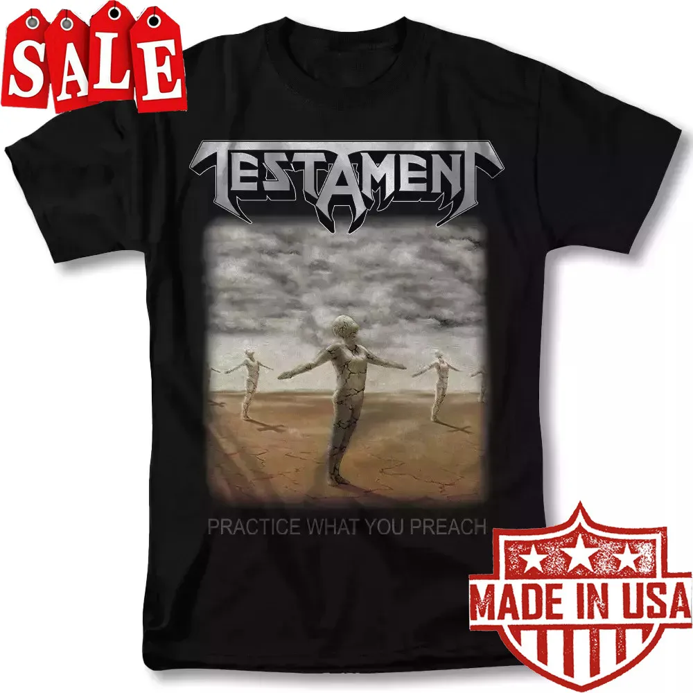 TESTAMENT Band Practice What You Preach Rock Tour T SHIRT FULL SIZE S-5XL