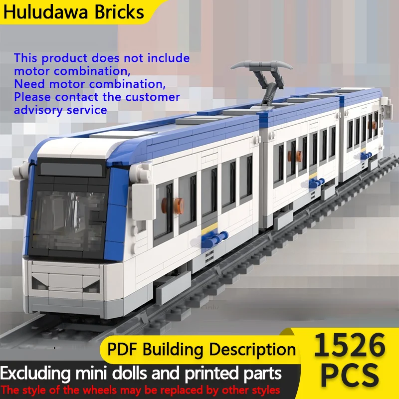 

Модель городской автомобиль MOC, строительные кирпичи, современный Regio, низкоэтажный Tram, модульная технология, детские праздничные подарки, сборные игрушки, костюм