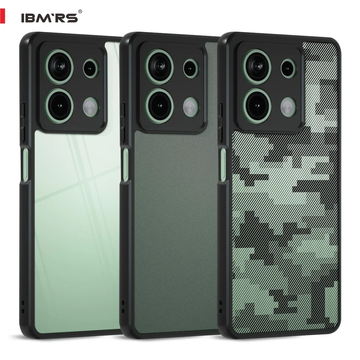 

vivo T2 Pro / iQOO Z7 Pro Case [Matte Camo] Shockproof Slim Cover, Anti-Scratch TPU Soft Skin Phone Case Military Protection