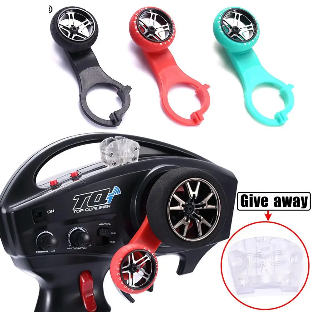 Tqi One-hand Steering Wheel Controller For 1/10 Rc Remote Control Trax Summit X-maxx E-reov Trx6 Bronco Trx-4 Tactics