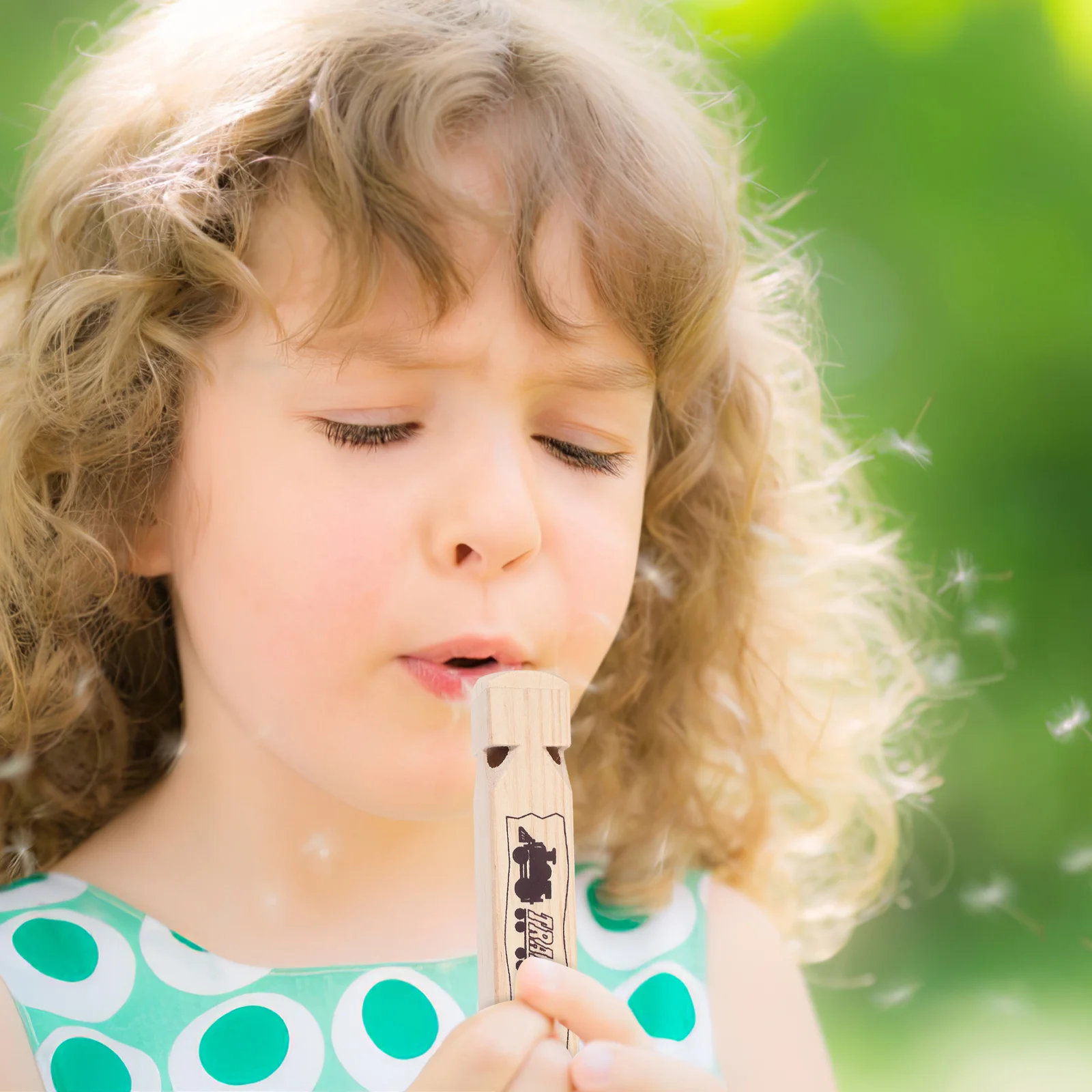 

1pc Wooden Train Musical For Wind Instruments Creative Wood Whistle Whistle Party Favor Gift Instrument Decor