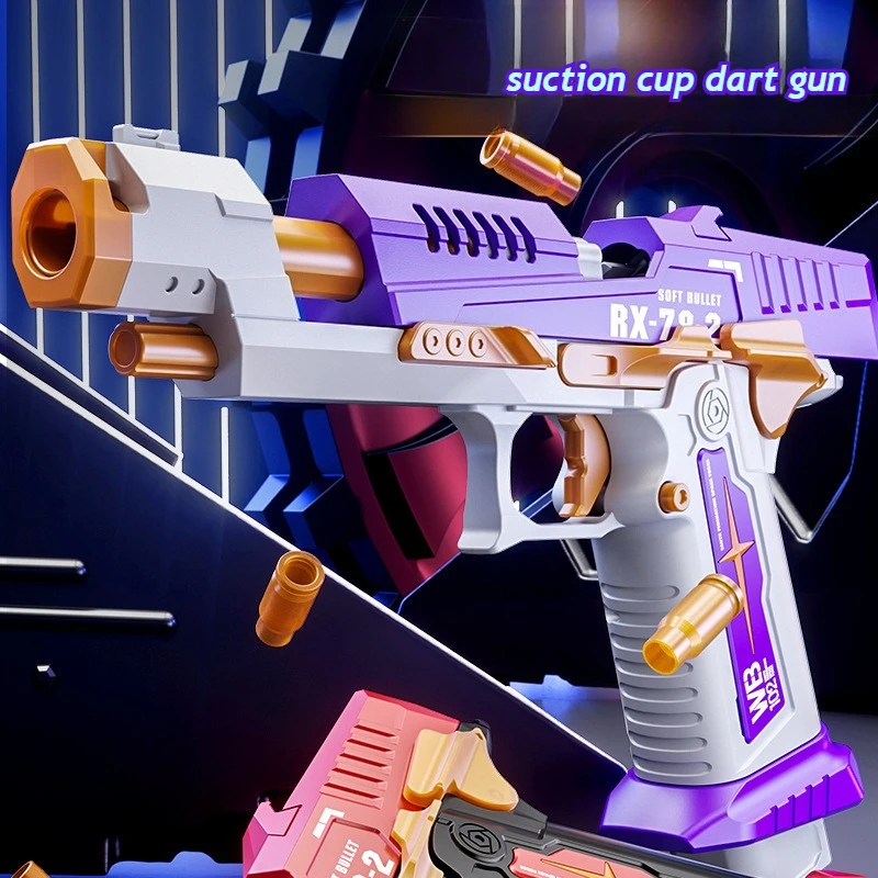 탄피 배출 장난감 블래스터 수동 발사 폼 총알 총 현실적인 시뮬레이션 소프트 다트 블래스터 사격 게임 소년 선물
