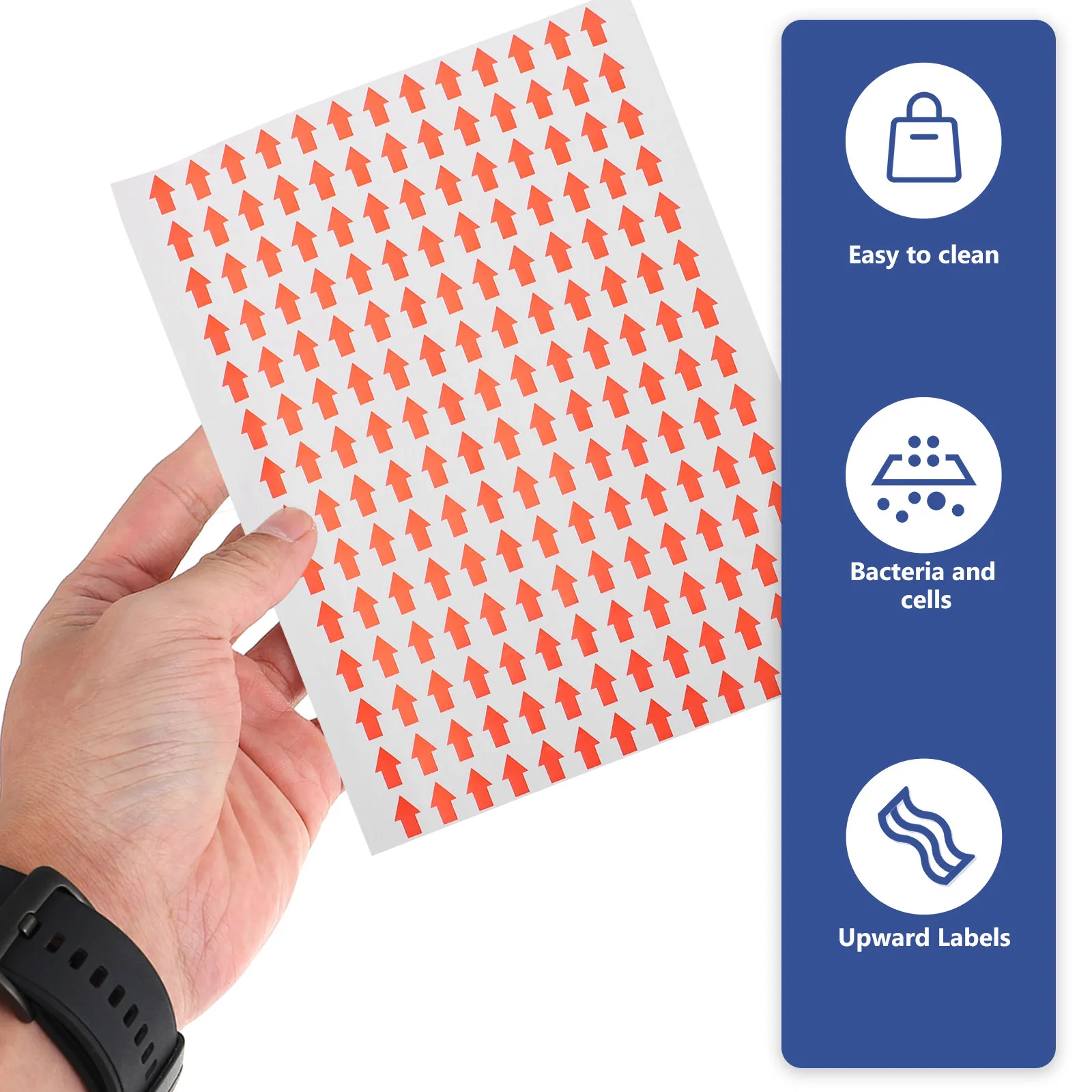 1000 Pcs Direction Stickers Indicating Label Arrows Directional Indicator Decal Labels