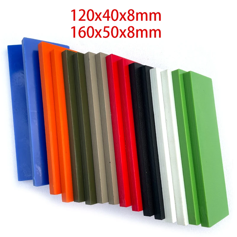 2 pezzi composito G10 manico del coltello materiale per manico del coltello fatto a mano fai da te materiale per la produzione di materiale G10 strumento patch 120x40x8mm