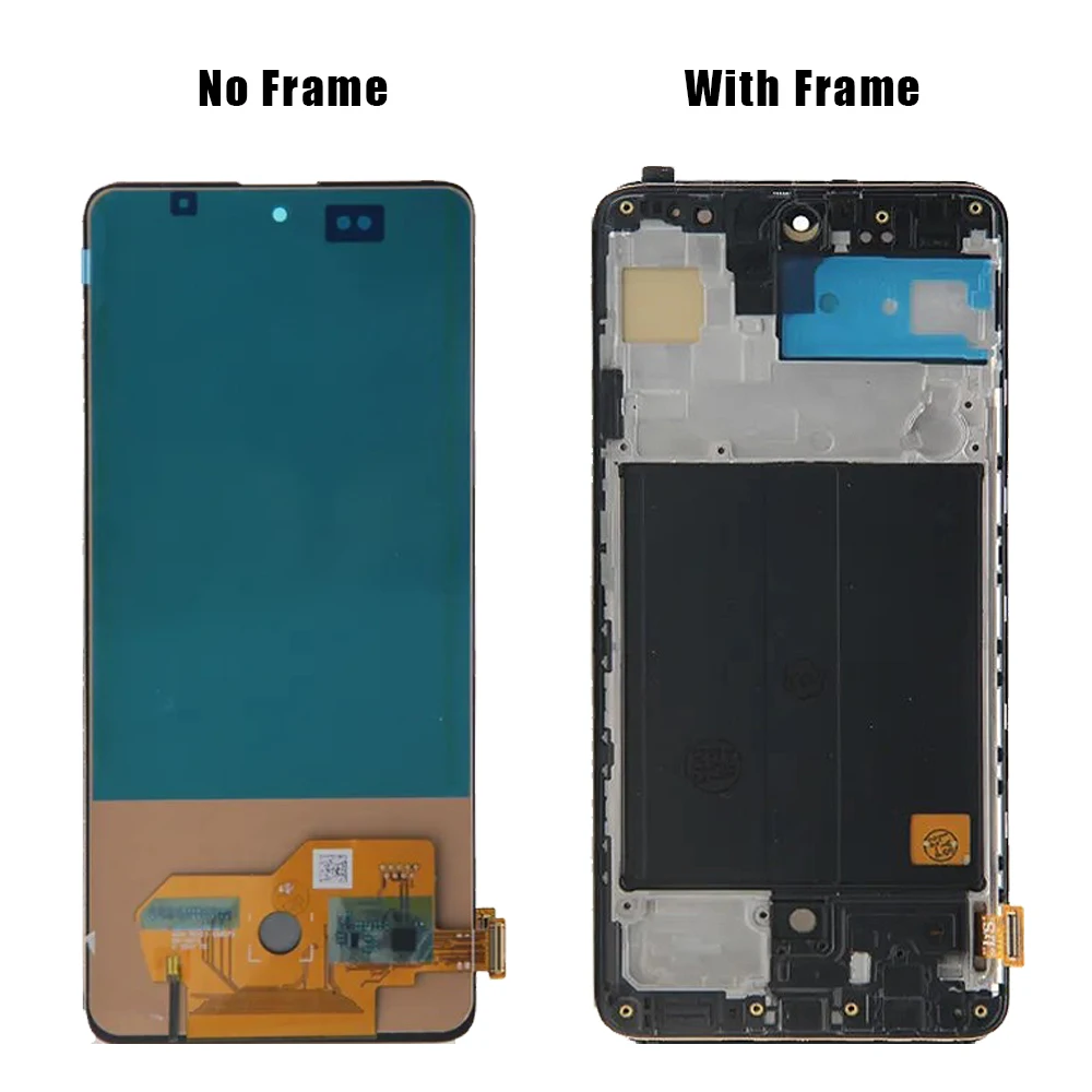 OEM AMOLED for Samsung A51 LCD Display Touch Screen Digitizer AMOLED For Samsung A515 SM-A515F LCD Screen Assembly Replacement