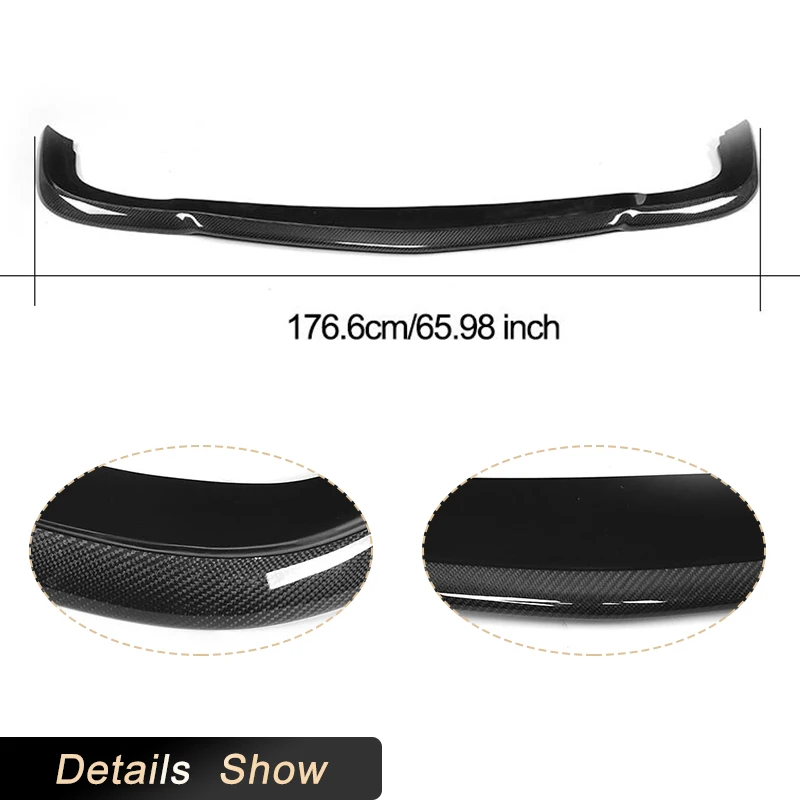 Car Front Bumper Lip For Mercedes Benz E Class W211 AMG 2003-2007 Carbon Fiber Racing Front Lip Splitters Apron Chin Protector