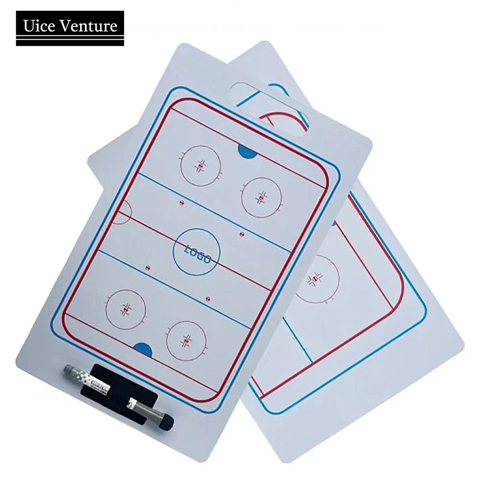 

Ice Hockey Tactical Board Ice Hockey Accessories Erasable Reusable Hockey Training Portable Coach Strategy Display Board