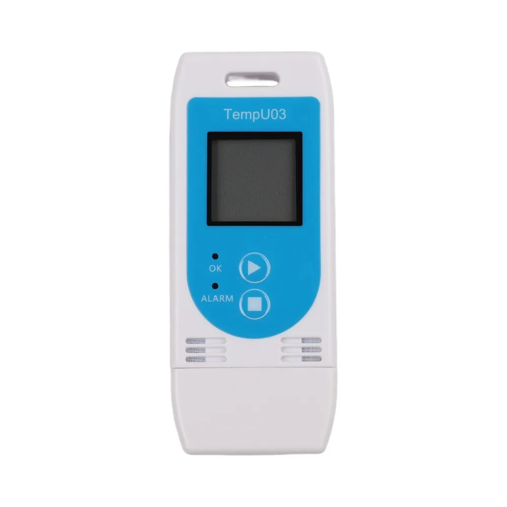 Cold Chain Tracking 89*36*16m 3.5*1.4*0.6in Humidity Data Logger Alarm LCD Display Logger Wide Measurement Range