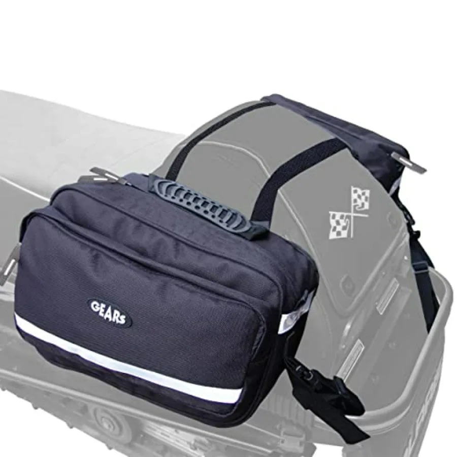 

Vintage Snowmobile Saddlebags Heavy-Duty Touring Saddle Bags for Rear Cargo Snowmobile Panniers Fits Long-Track Sleds and Vario
